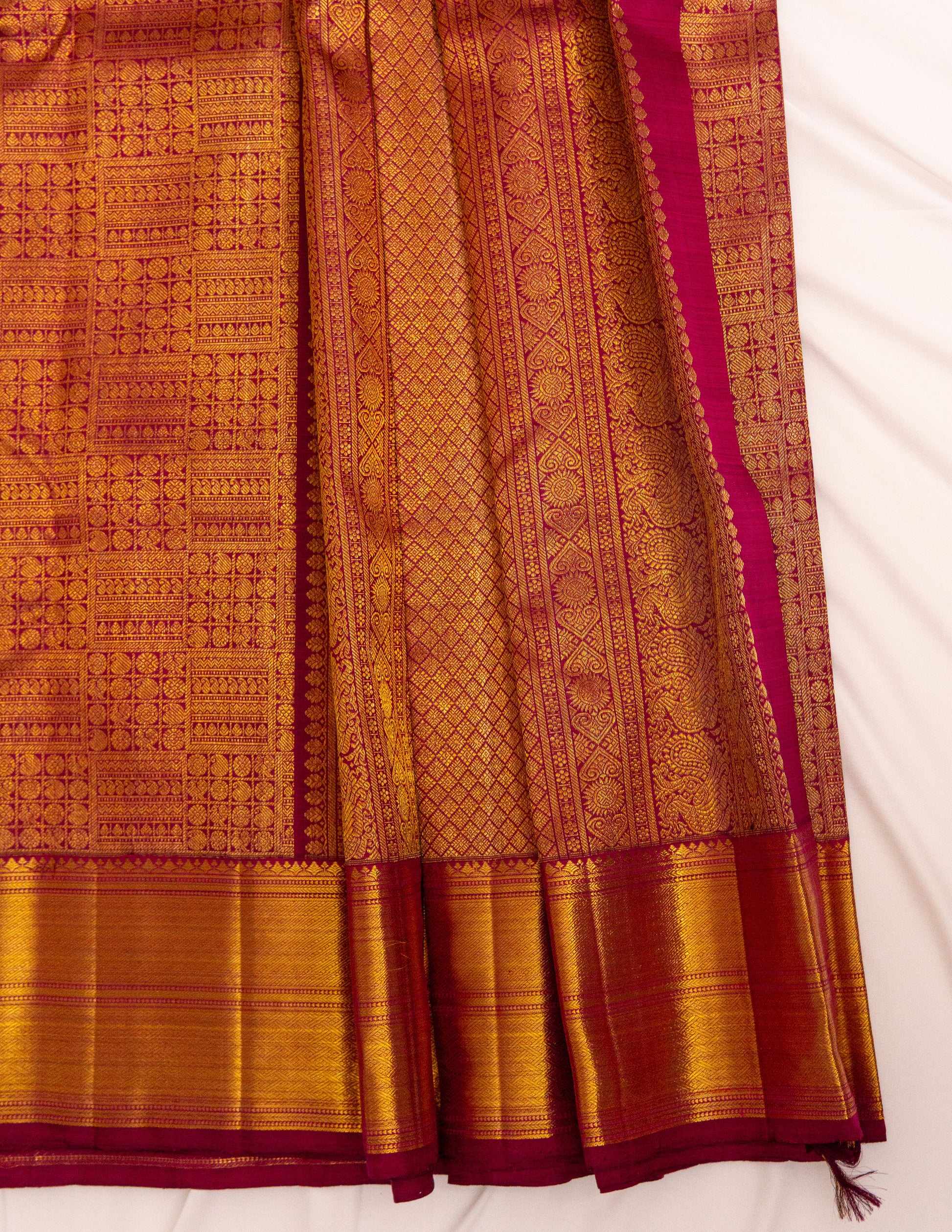 Contemporary Kanjeevaram Brocade Saree