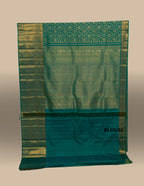 Rame Green Brocade Kanjeevaram Silk Saree