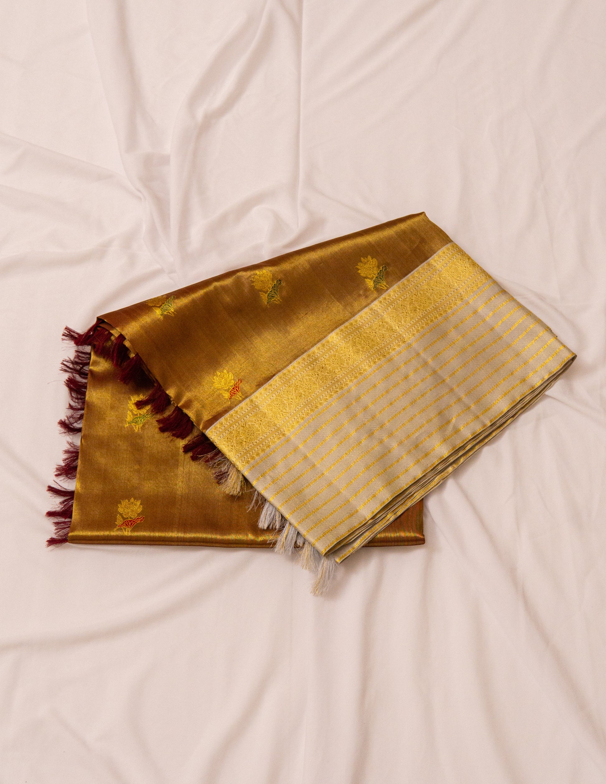 Antique Zari Tissue Kanjeevaram Saree