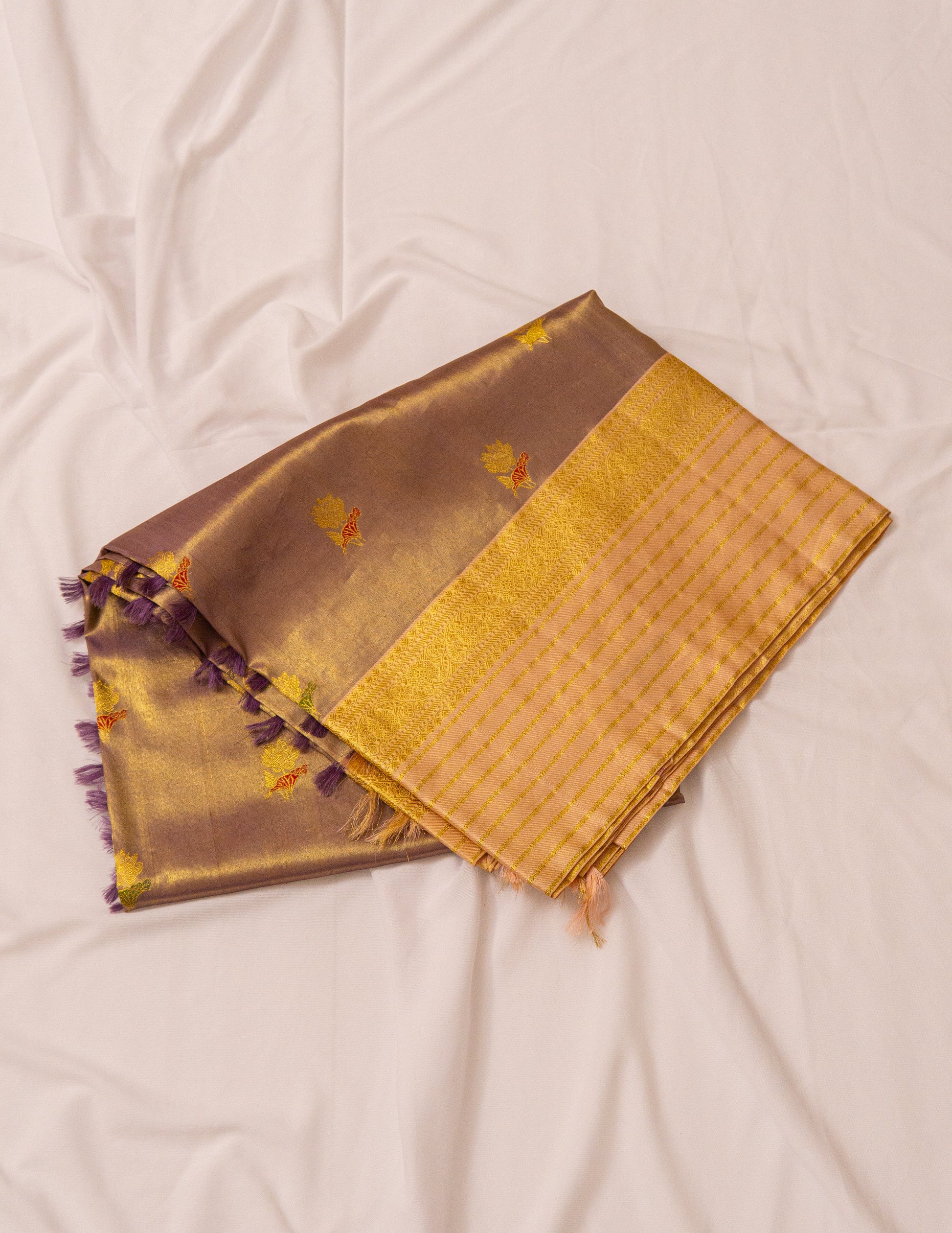 Antique Zari Tissue Kanjeevaram Saree