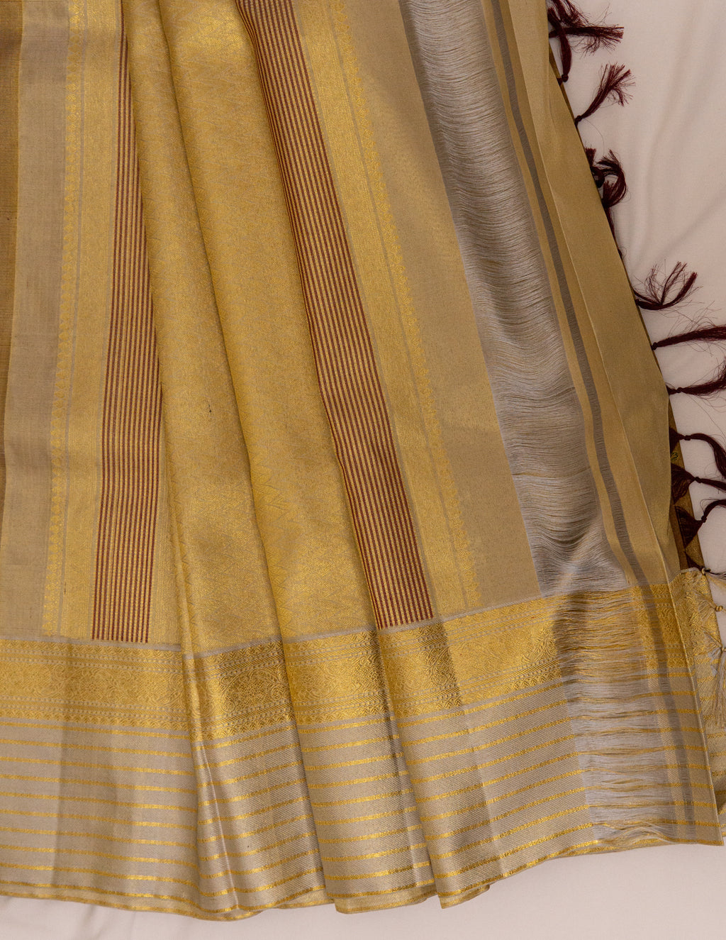 Antique Zari Tissue Kanjeevaram Saree