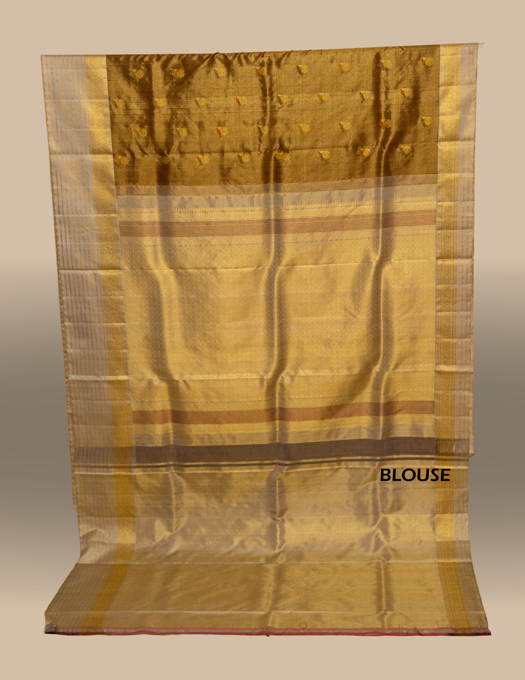 Antique Zari Tissue Kanjeevaram Saree