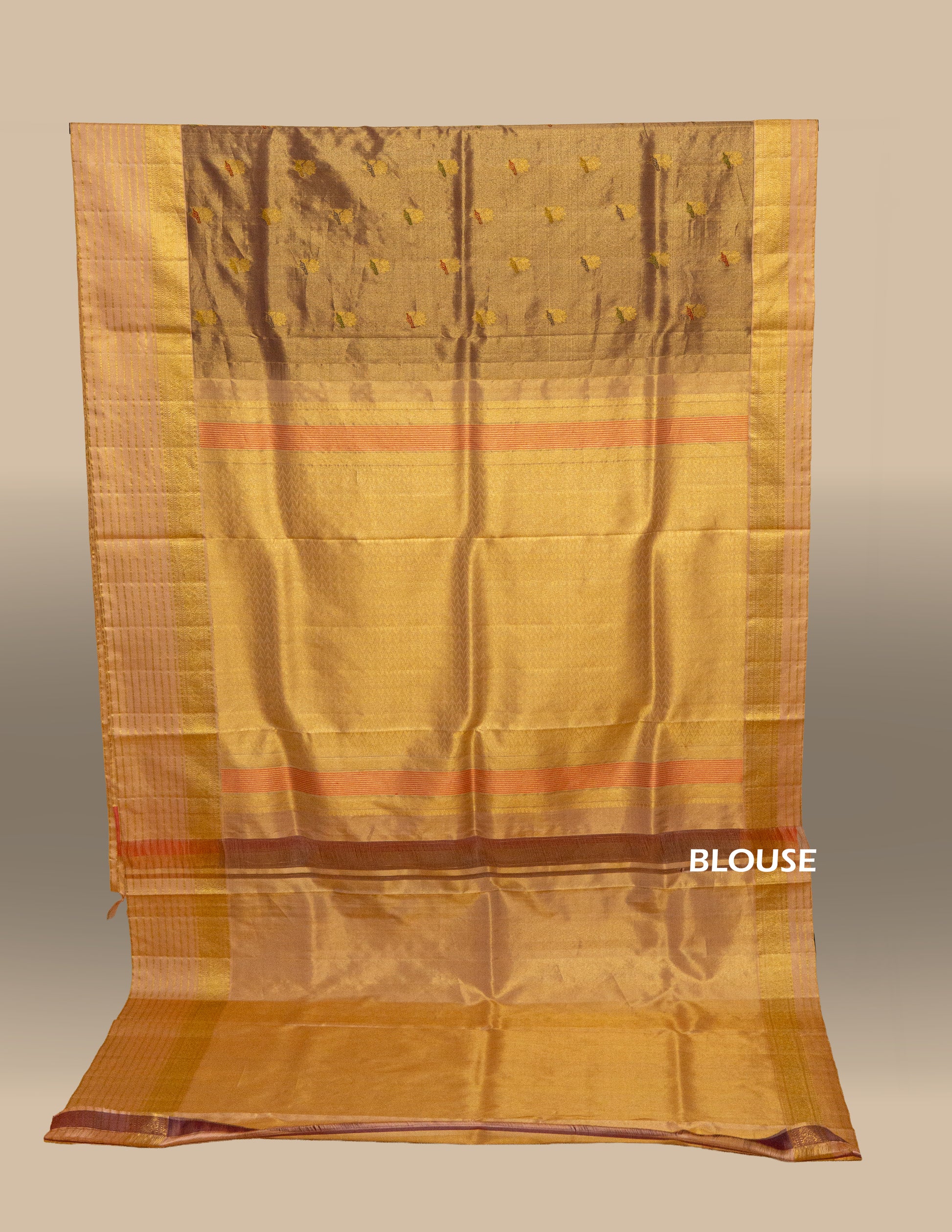 Antique Zari Tissue Kanjeevaram Saree