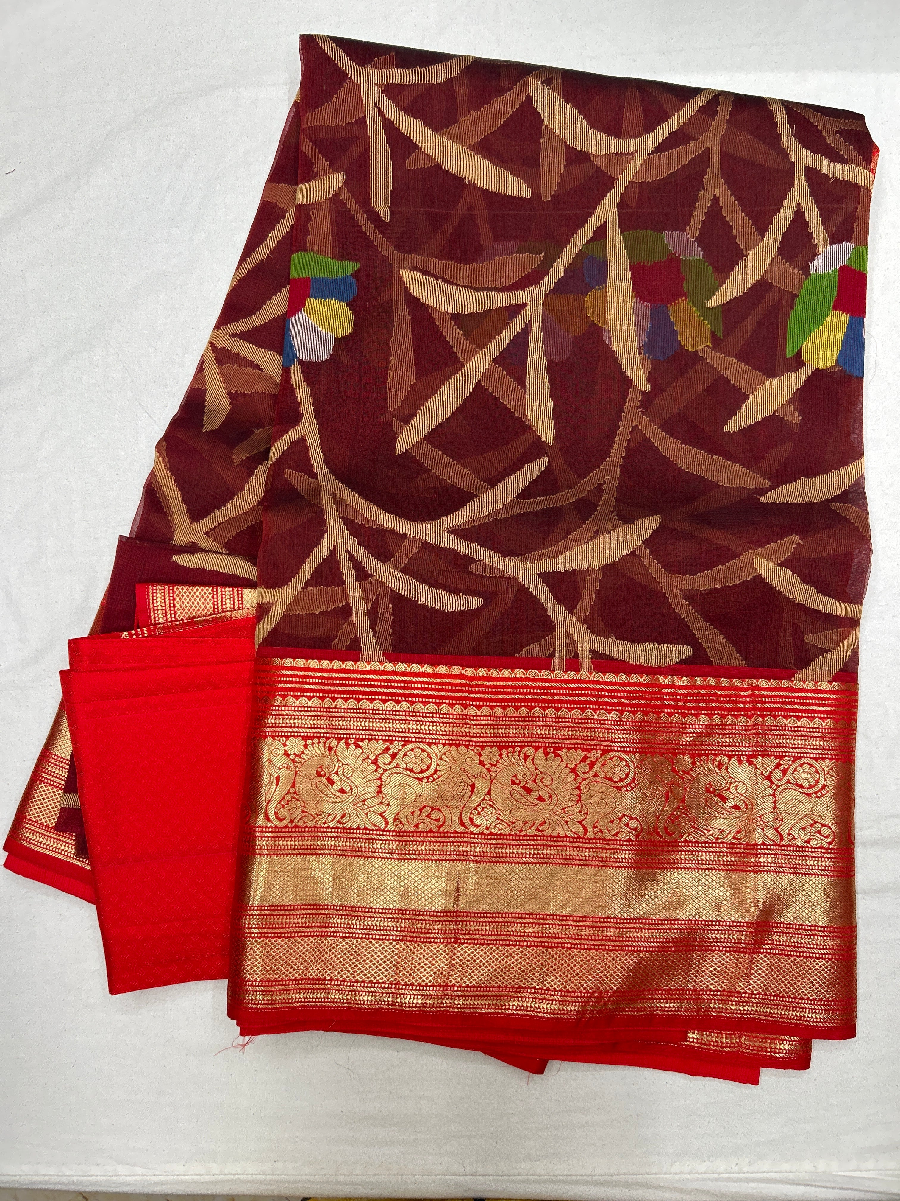 Jamdhani x Kanchi Fusion Saree