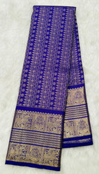 Dark Purple Vintage Kanjeevaram Saree