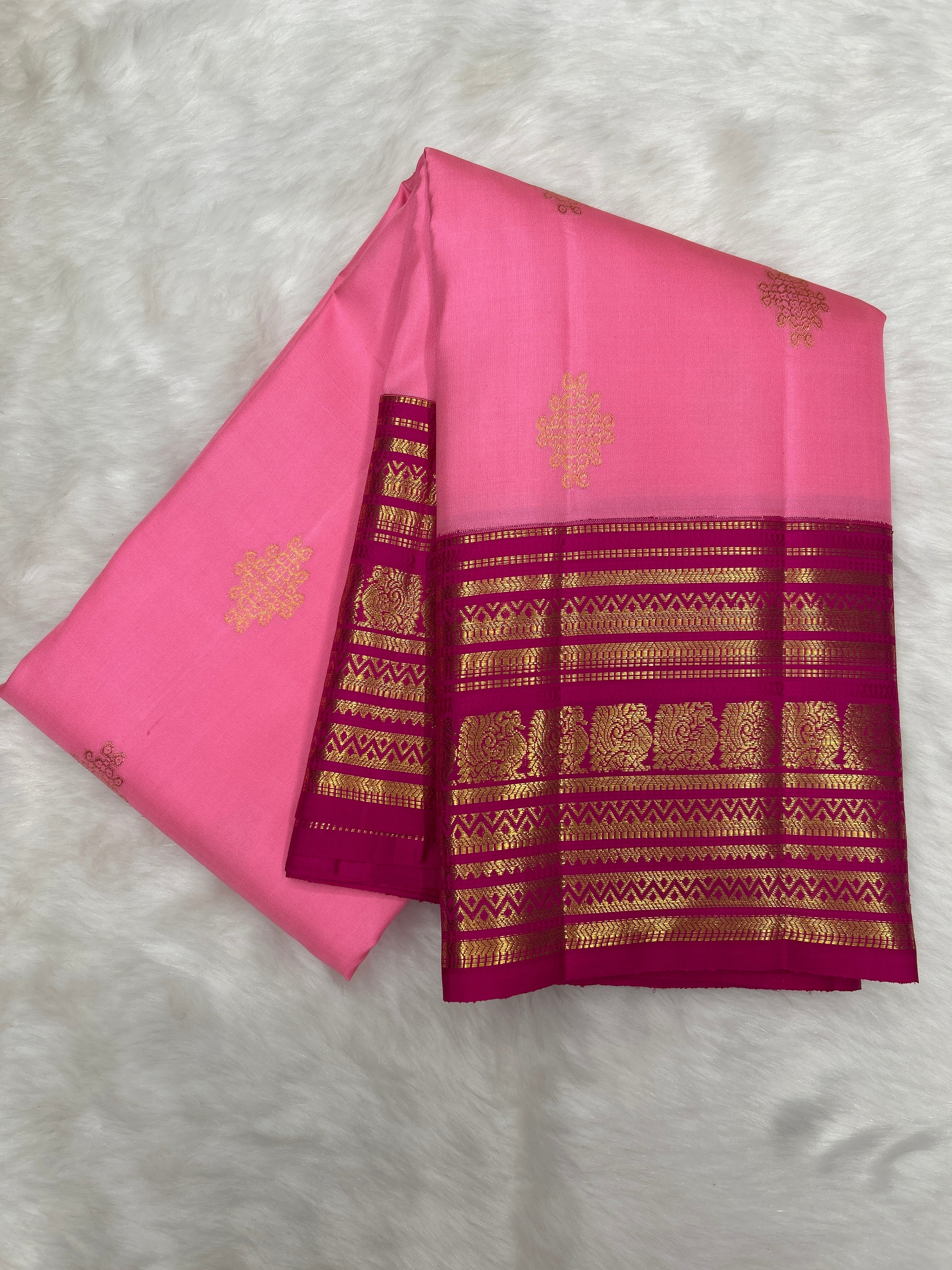 Korvai Vintage Kanjeevaram Silk Saree