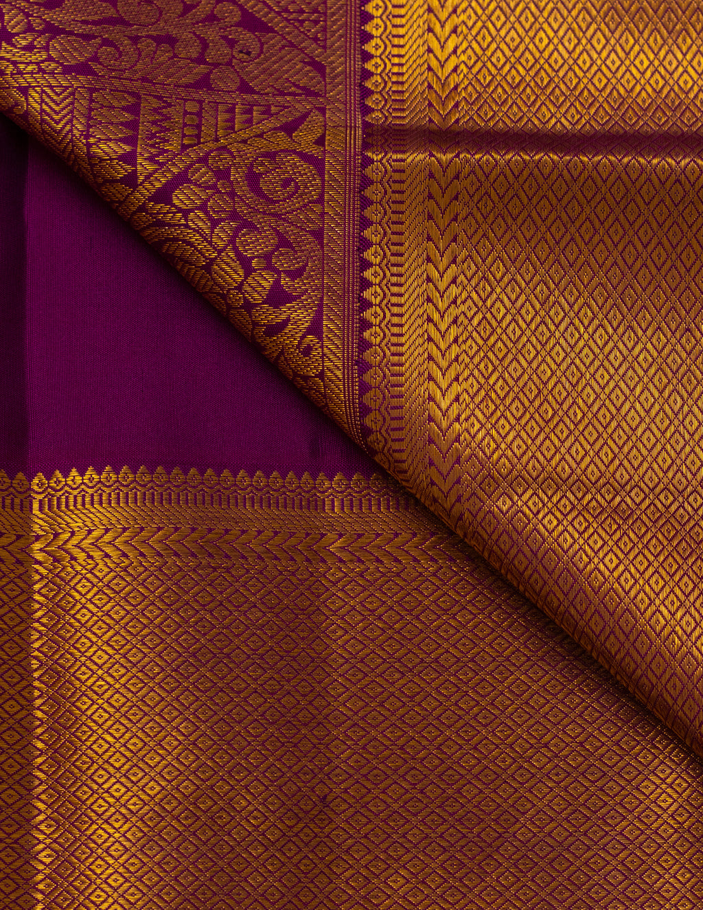 Contemporary Kanjeevaram Brocade Saree