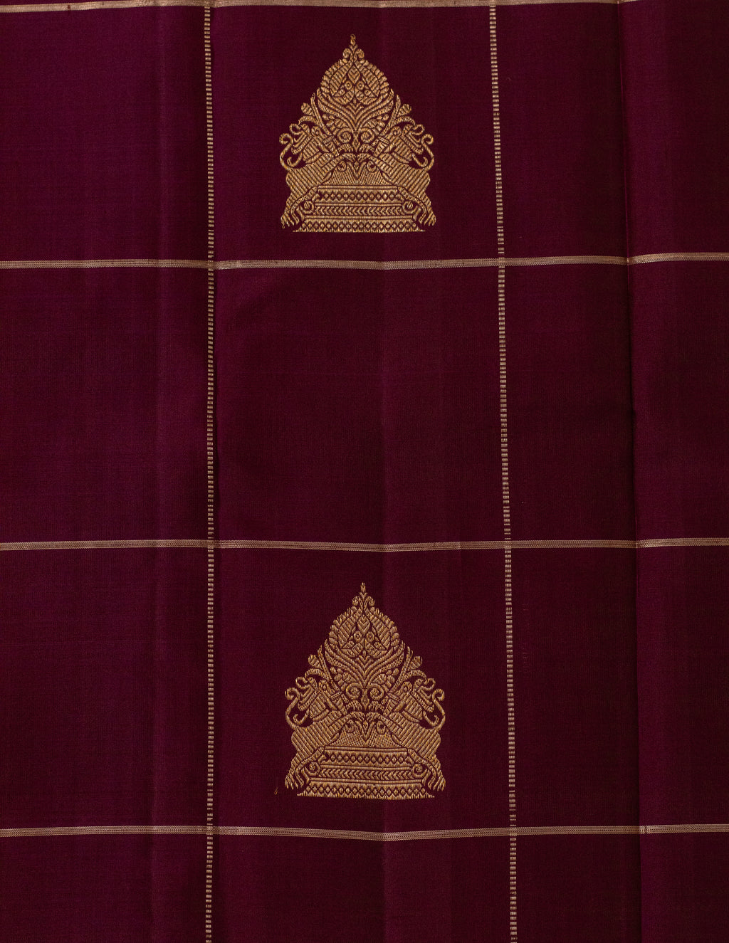 Vintage Borderless Kanjeevaram Saree