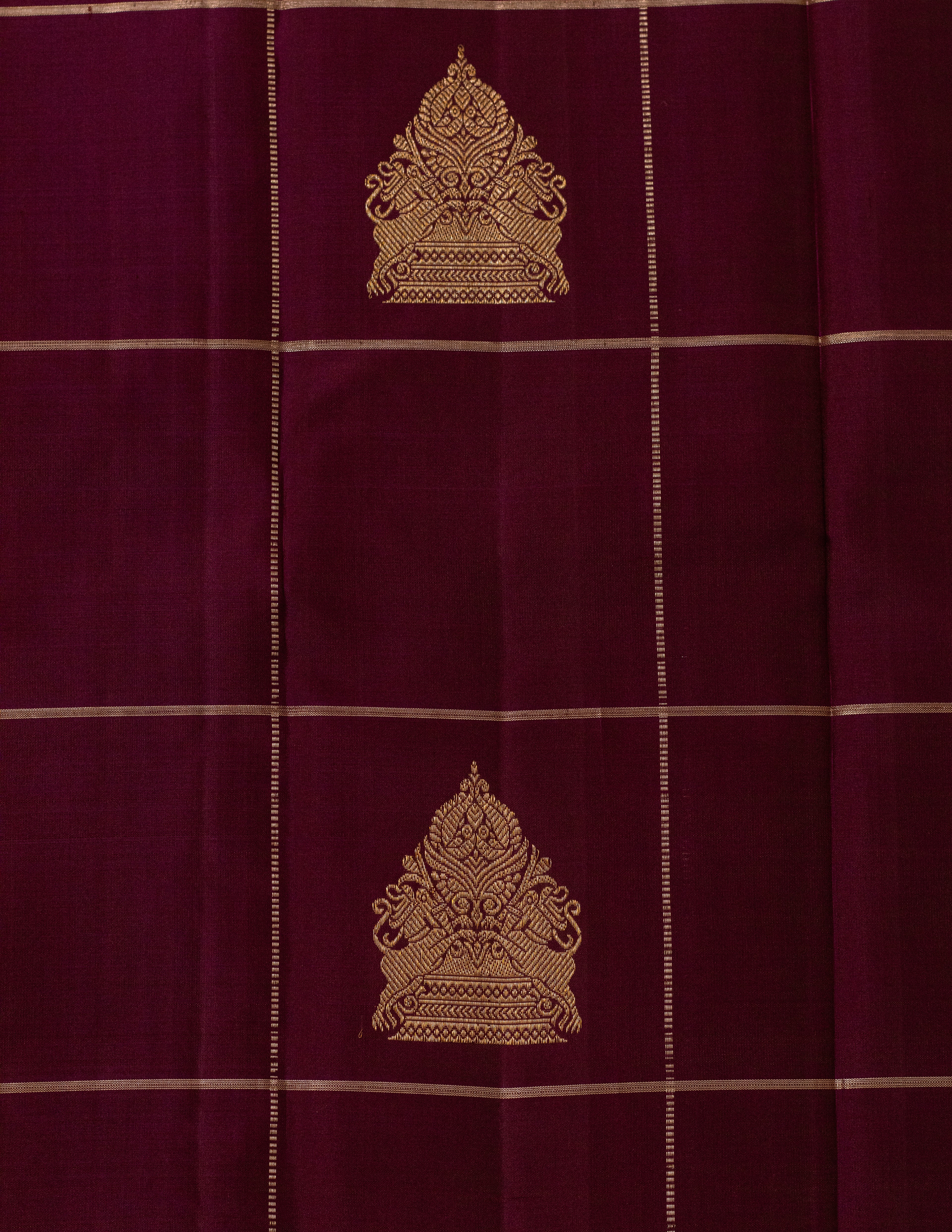 Vintage Borderless Kanjeevaram Saree