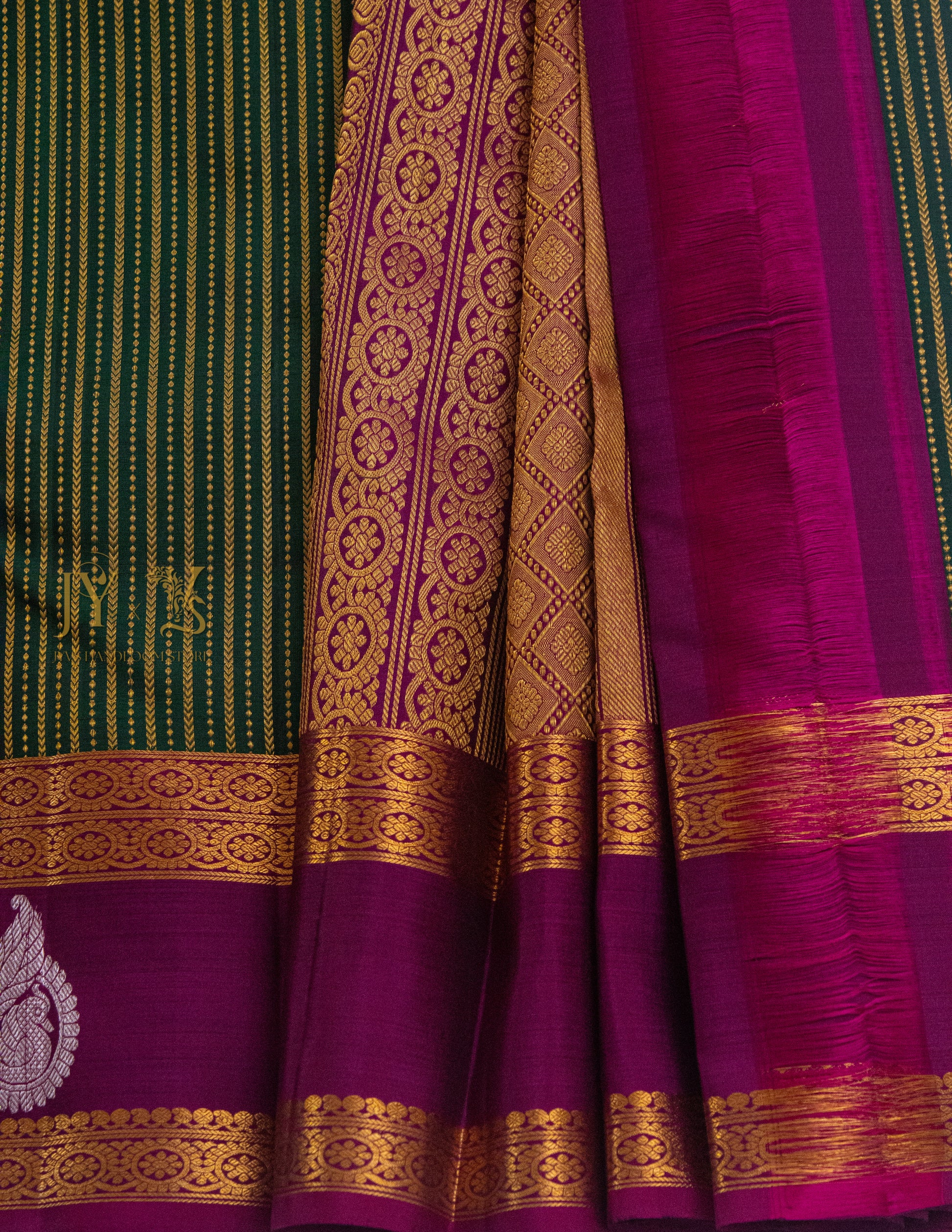 Bentex Border Kanjeevaram Saree.