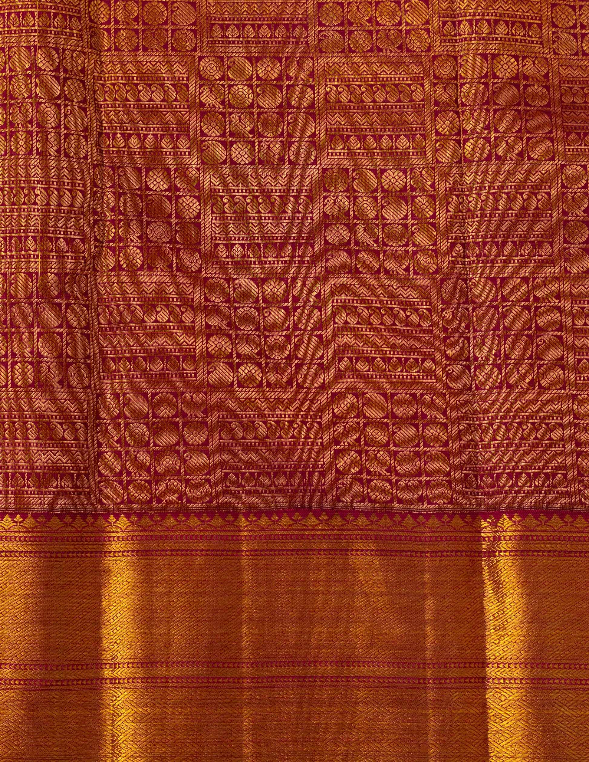 Contemporary Kanjeevaram Brocade Saree