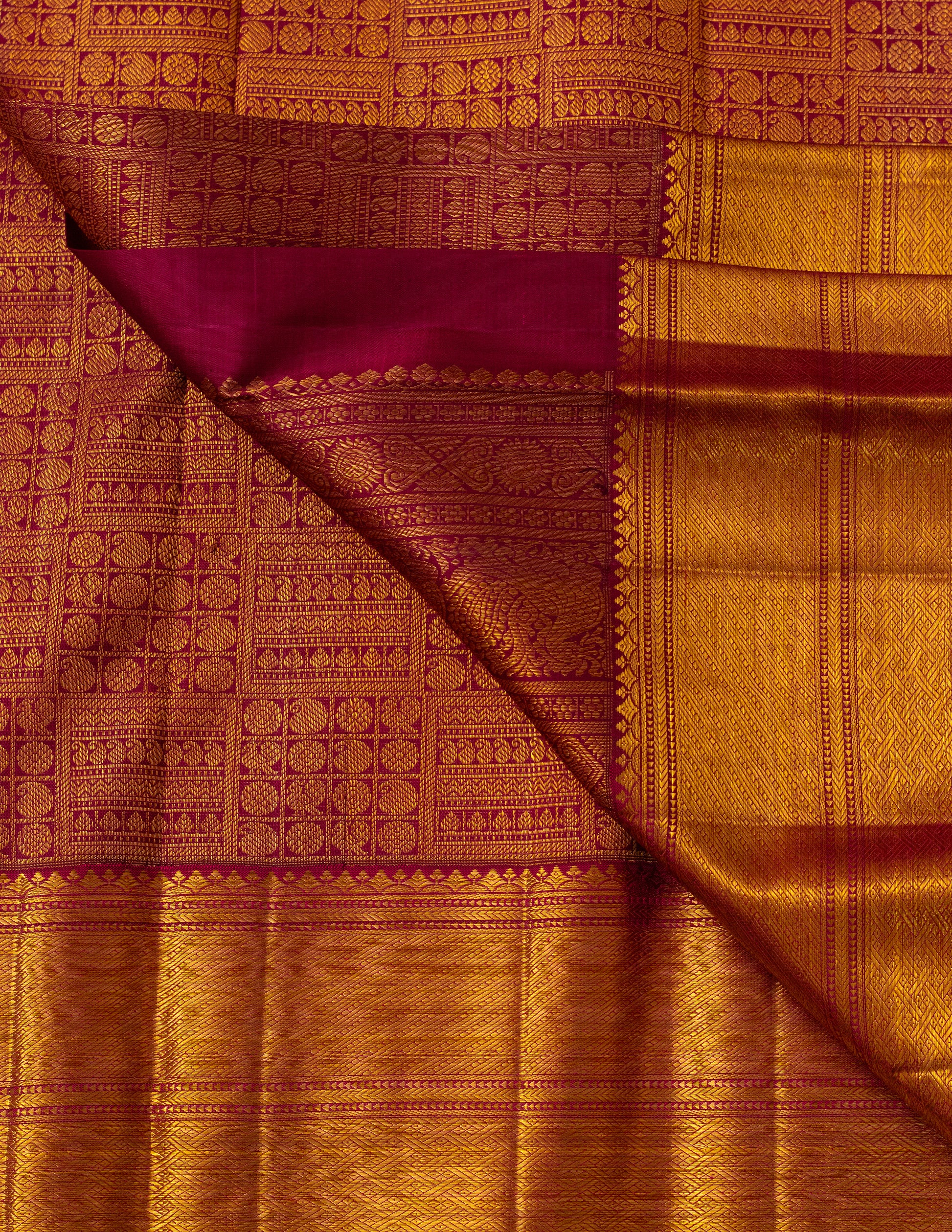 Contemporary Kanjeevaram Brocade Saree