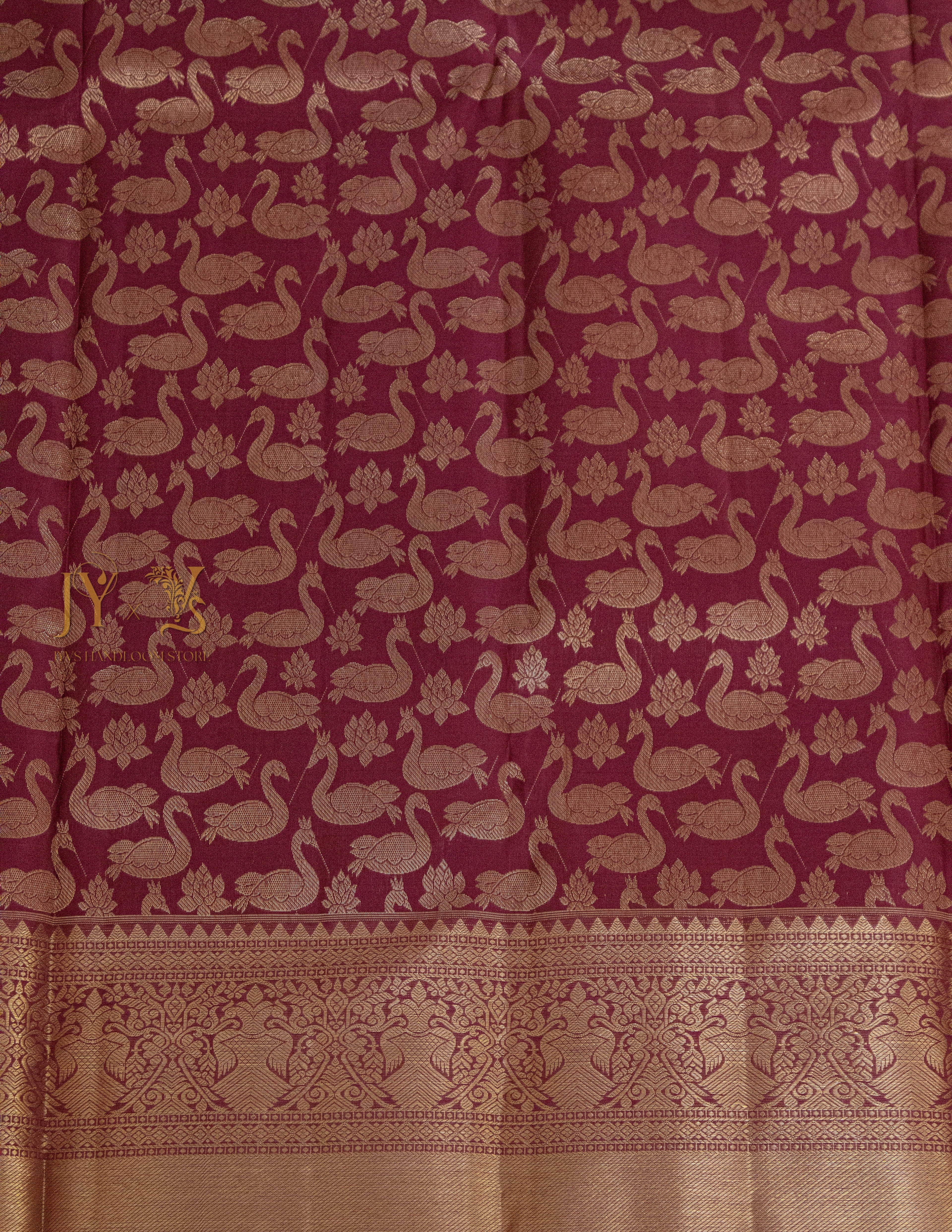 Vintage Kanjeevaram Brocade Saree