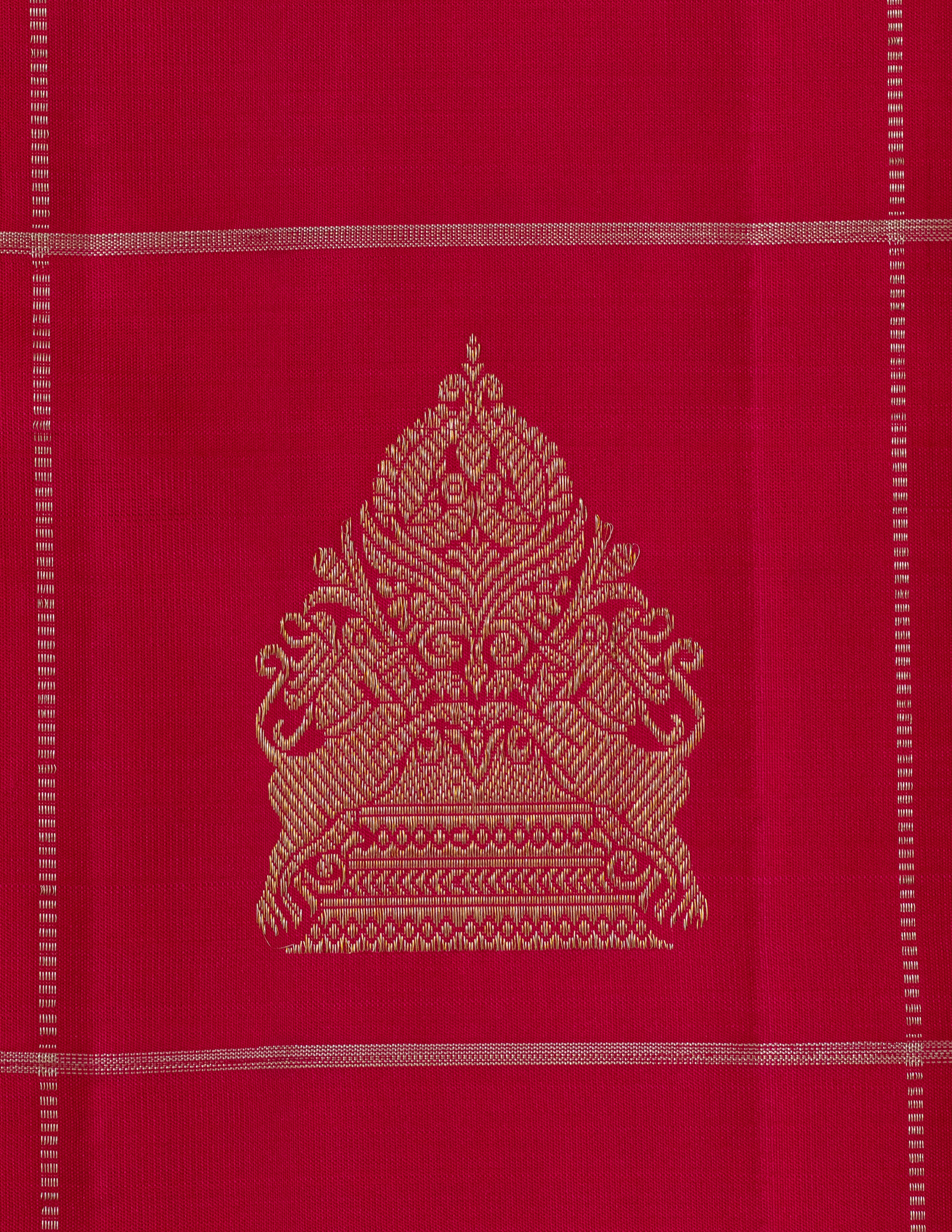 Vintage Borderless Kanjeevaram Saree