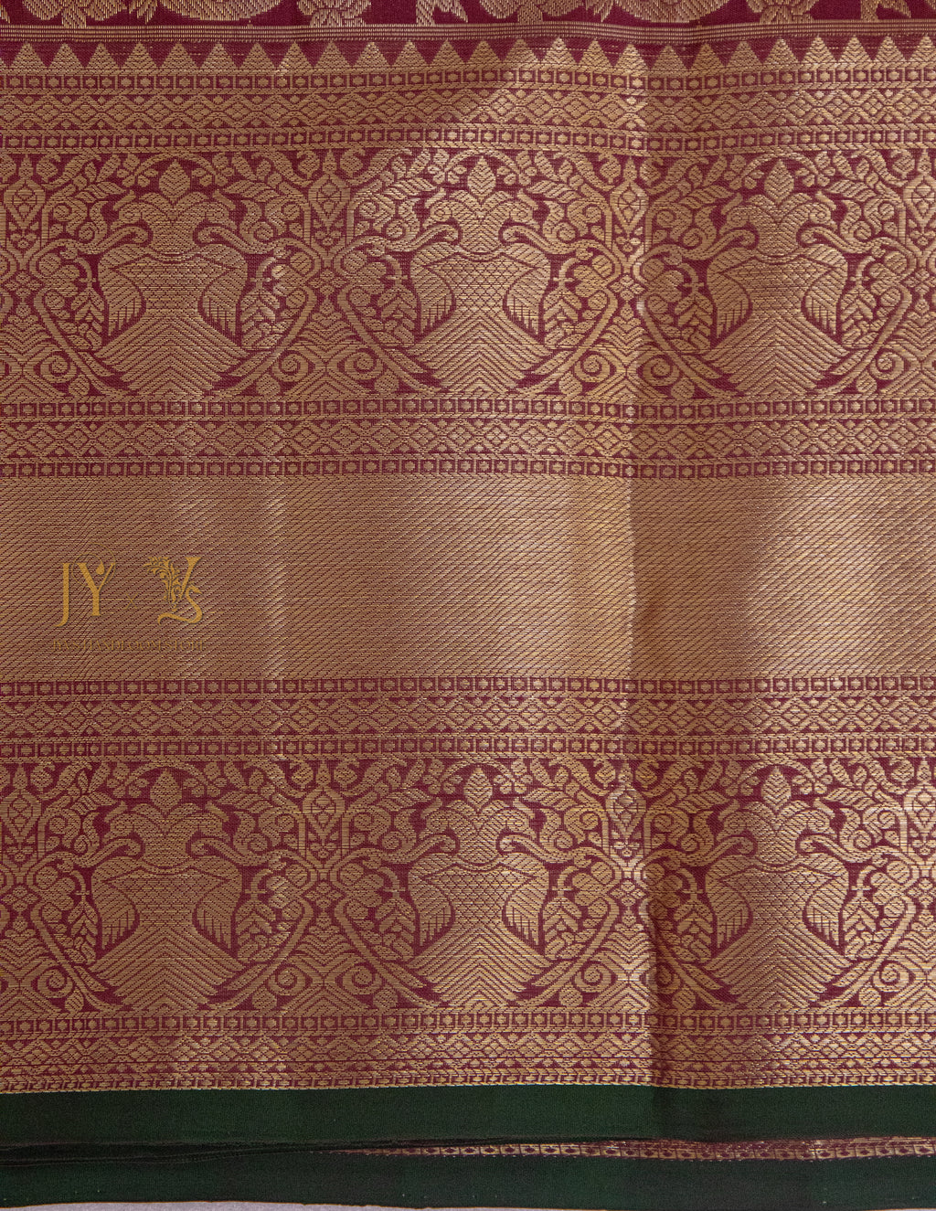Vintage Kanjeevaram Brocade Saree