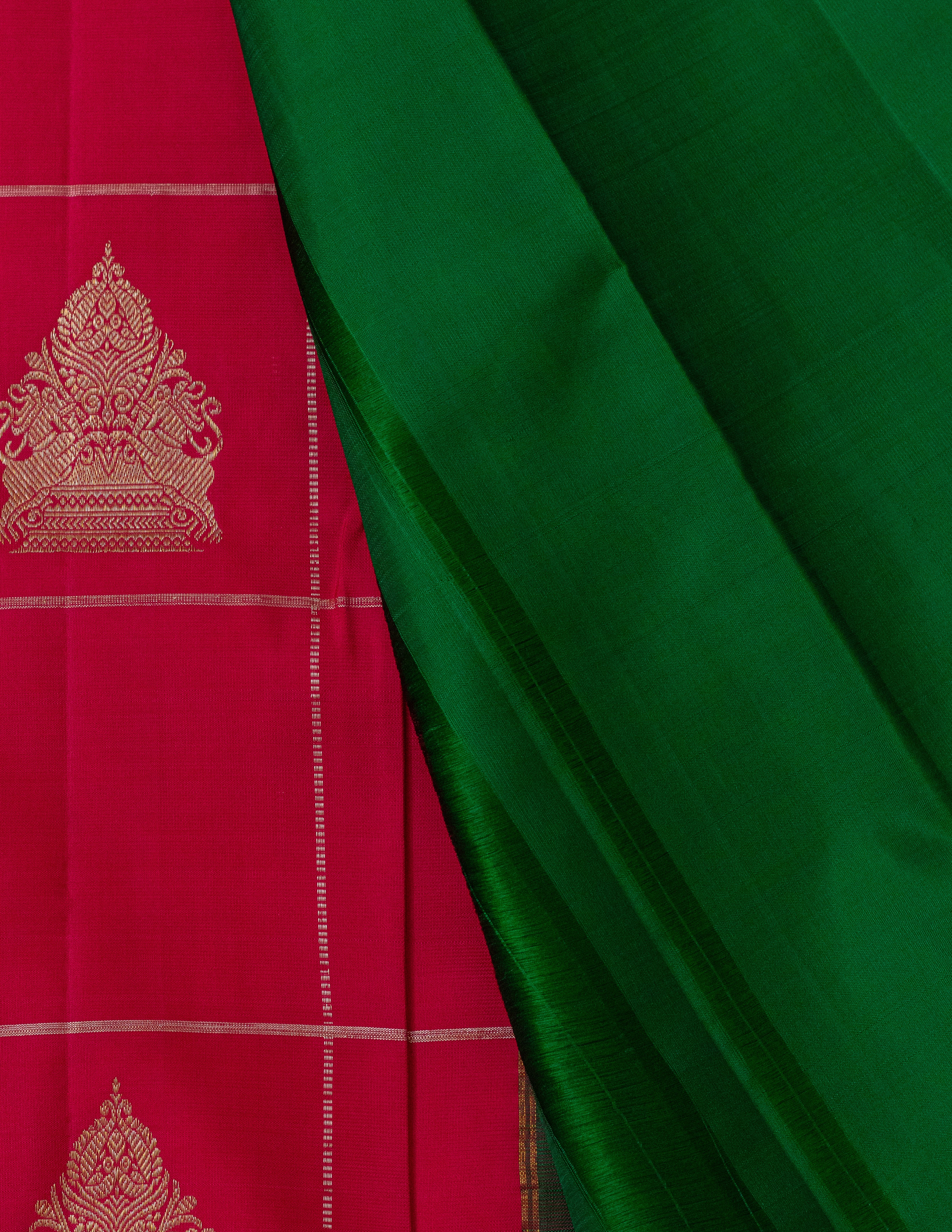 Vintage Borderless Kanjeevaram Saree