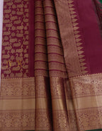 Vintage Kanjeevaram Brocade Saree