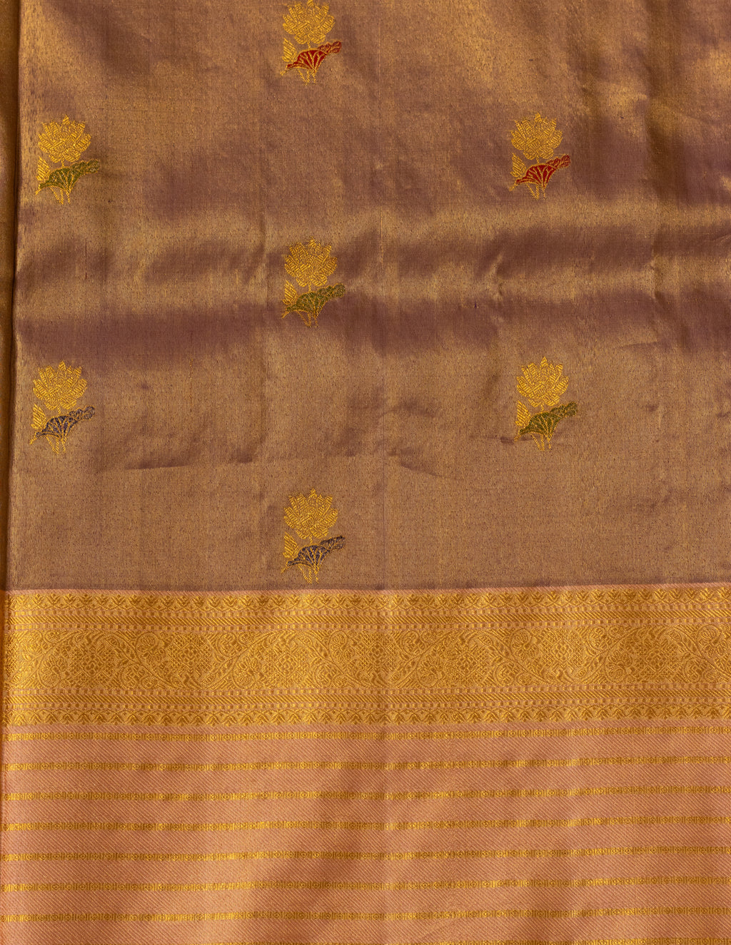 Antique Zari Tissue Kanjeevaram Saree (BH9224)