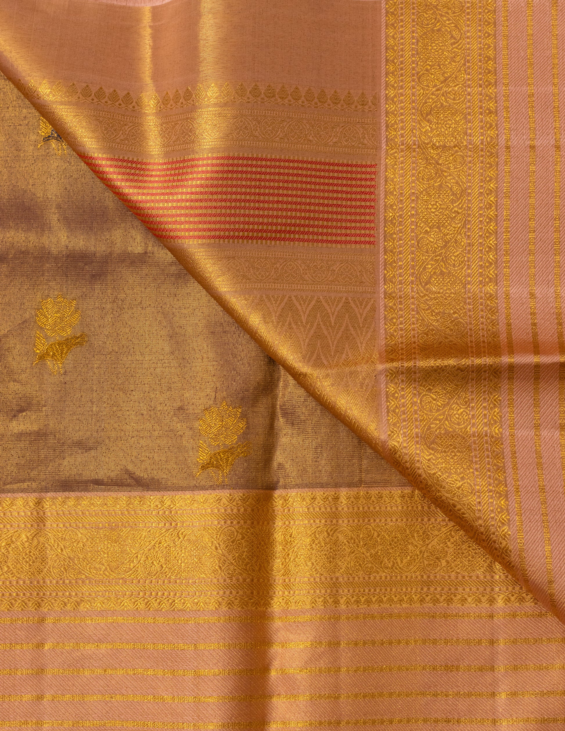 Antique Zari Tissue Kanjeevaram Saree