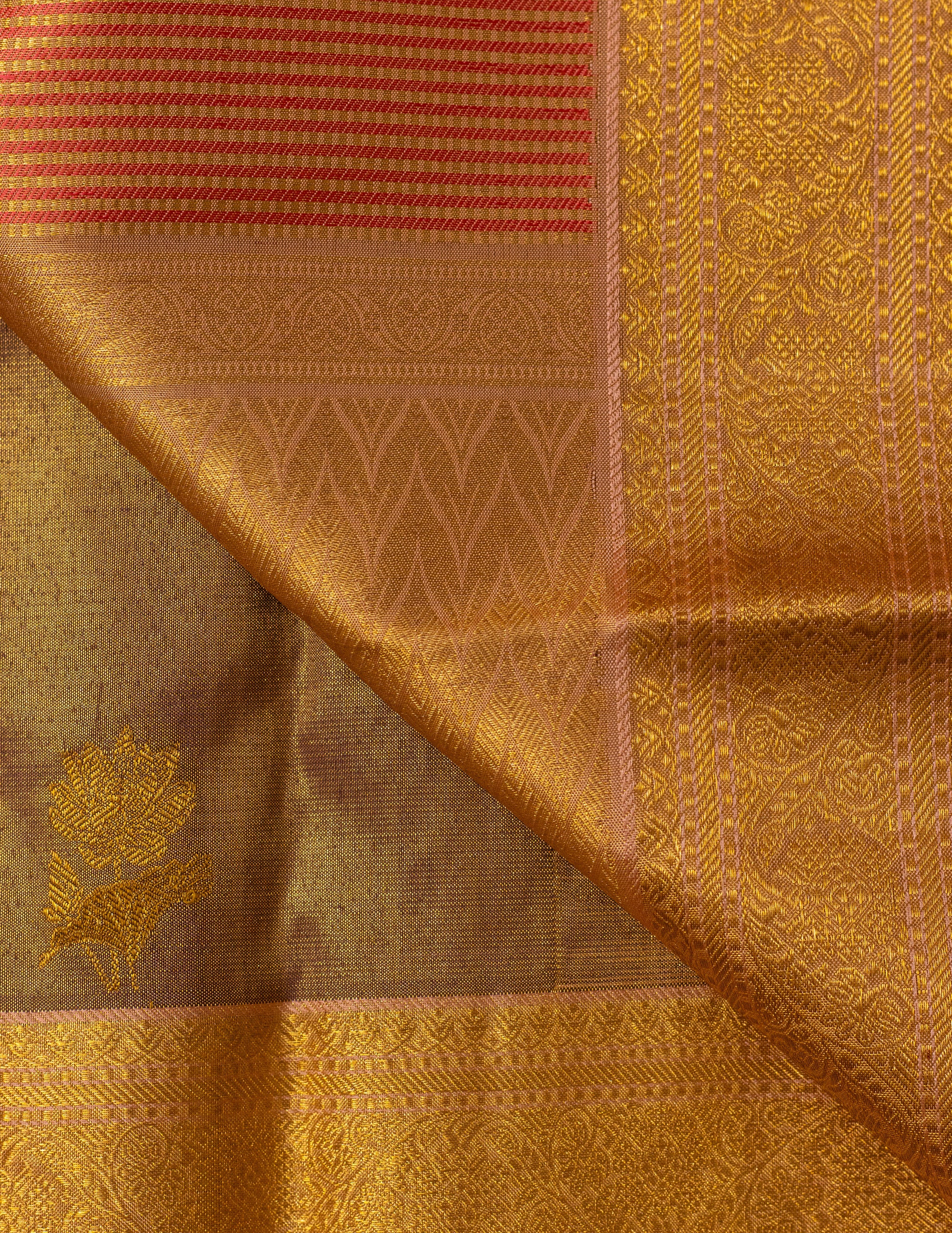 Antique Zari Tissue Kanjeevaram Saree