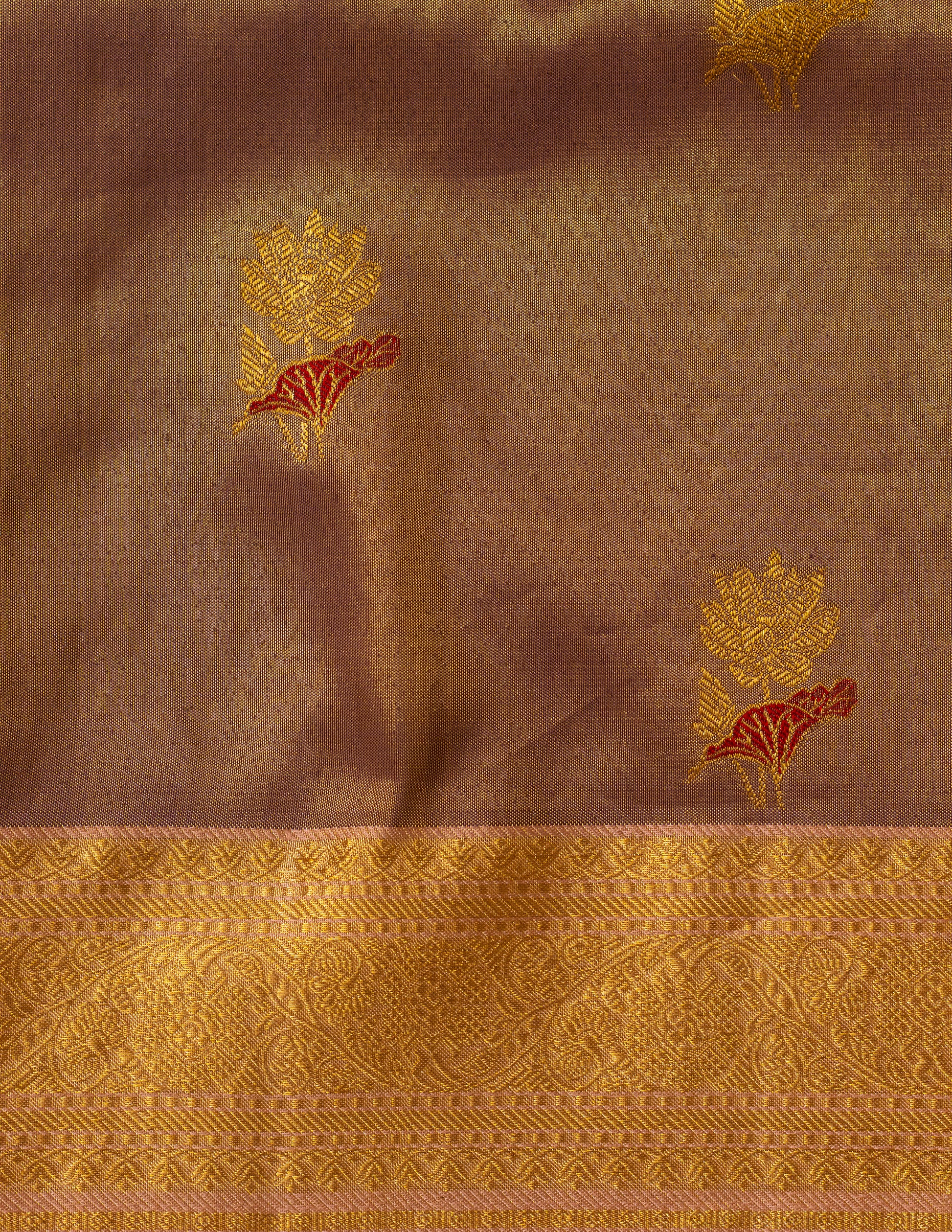 Antique Zari Tissue Kanjeevaram Saree