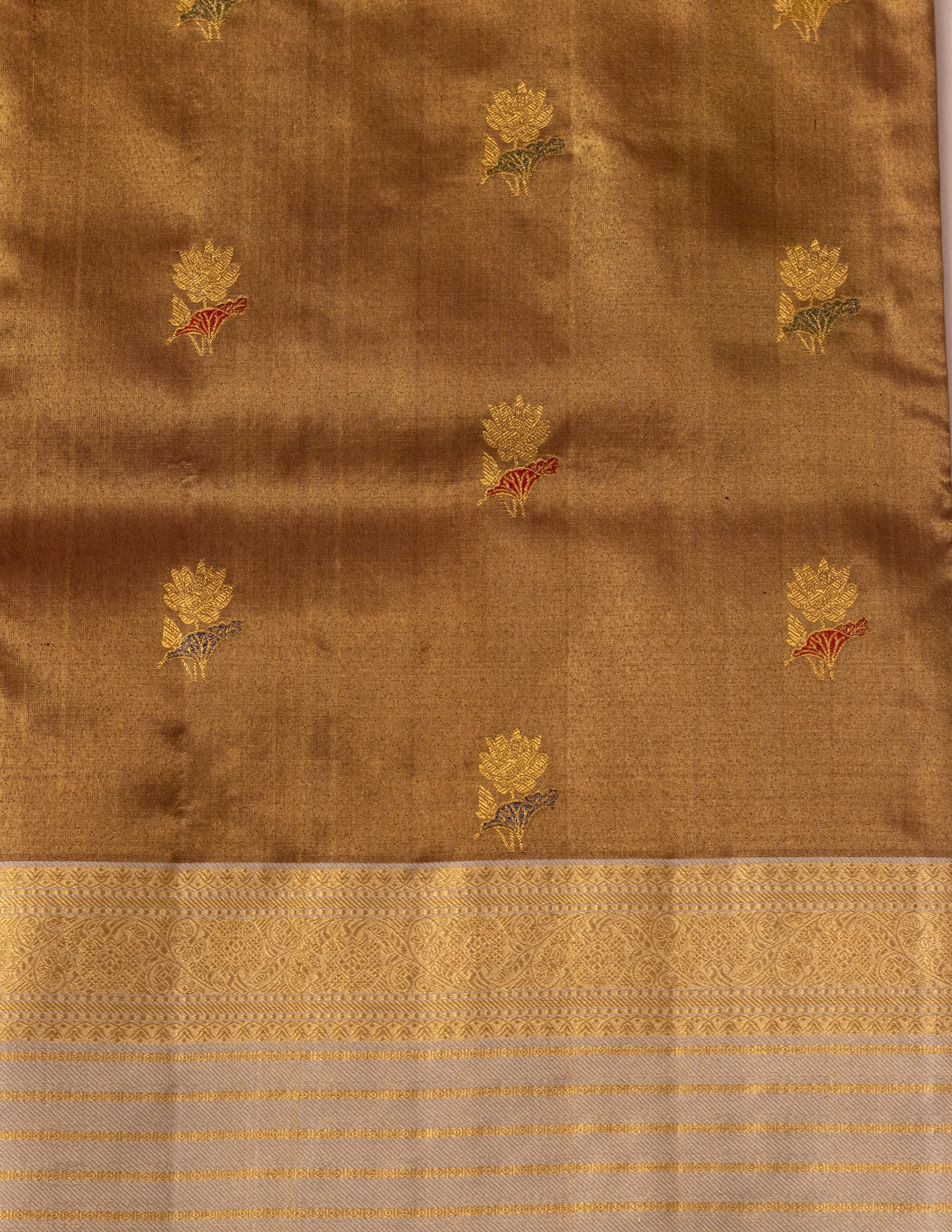 Antique Zari Tissue Kanjeevaram Saree