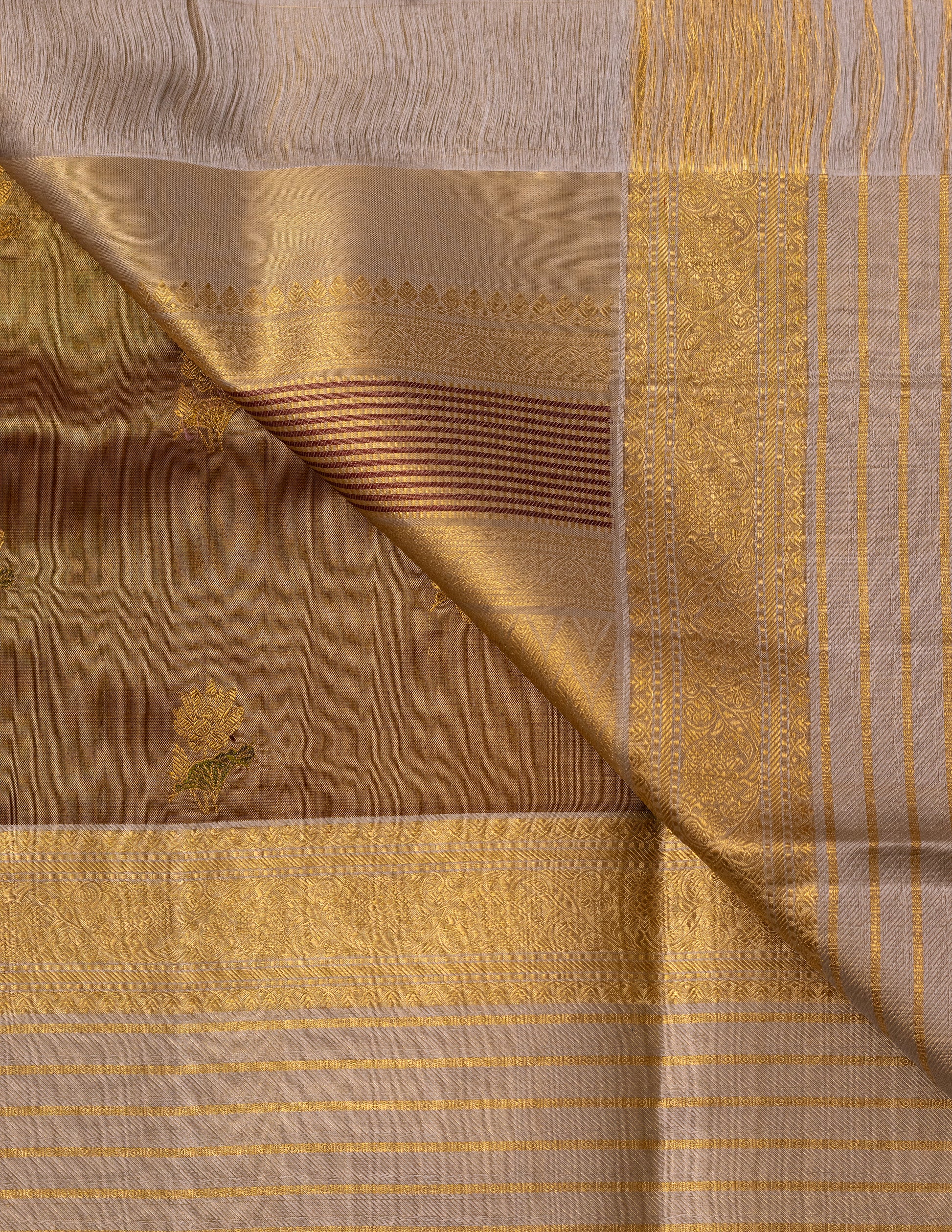 Antique Zari Tissue Kanjeevaram Saree