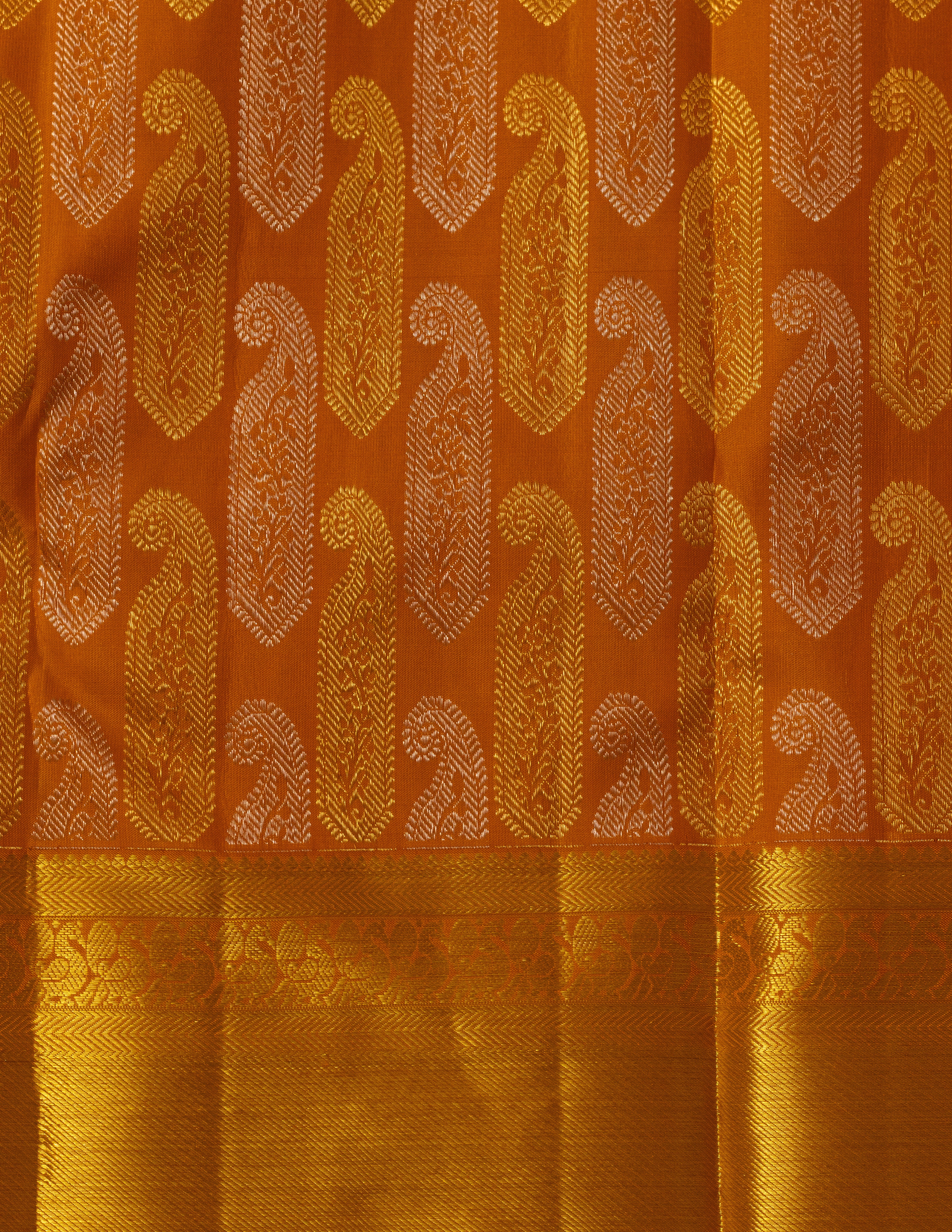 Vintage Kanjeevaram Brocade Saree