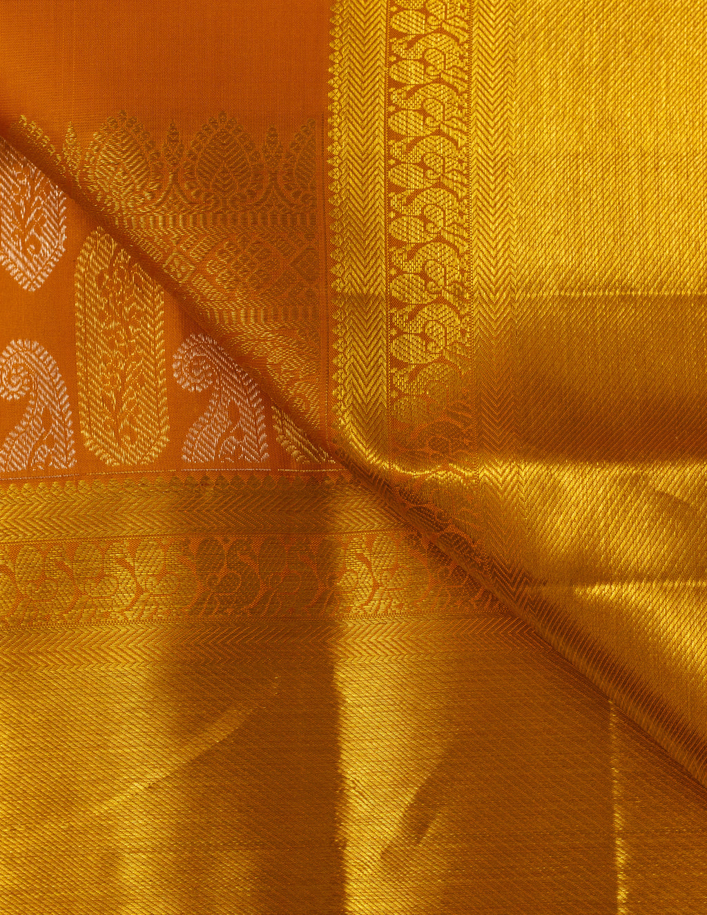 Vintage Kanjeevaram Brocade Saree