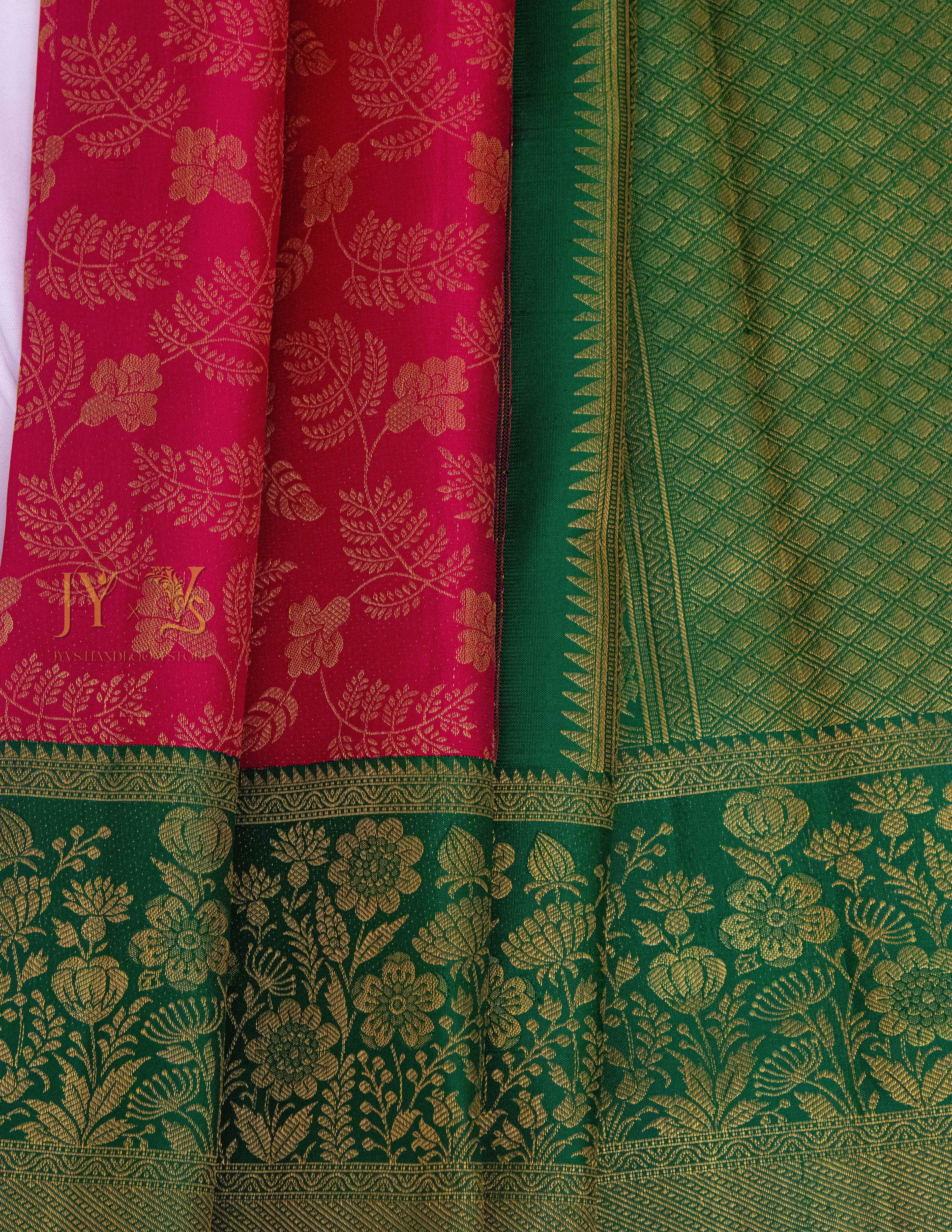 Koravai Kanjeevaram Designer Saree