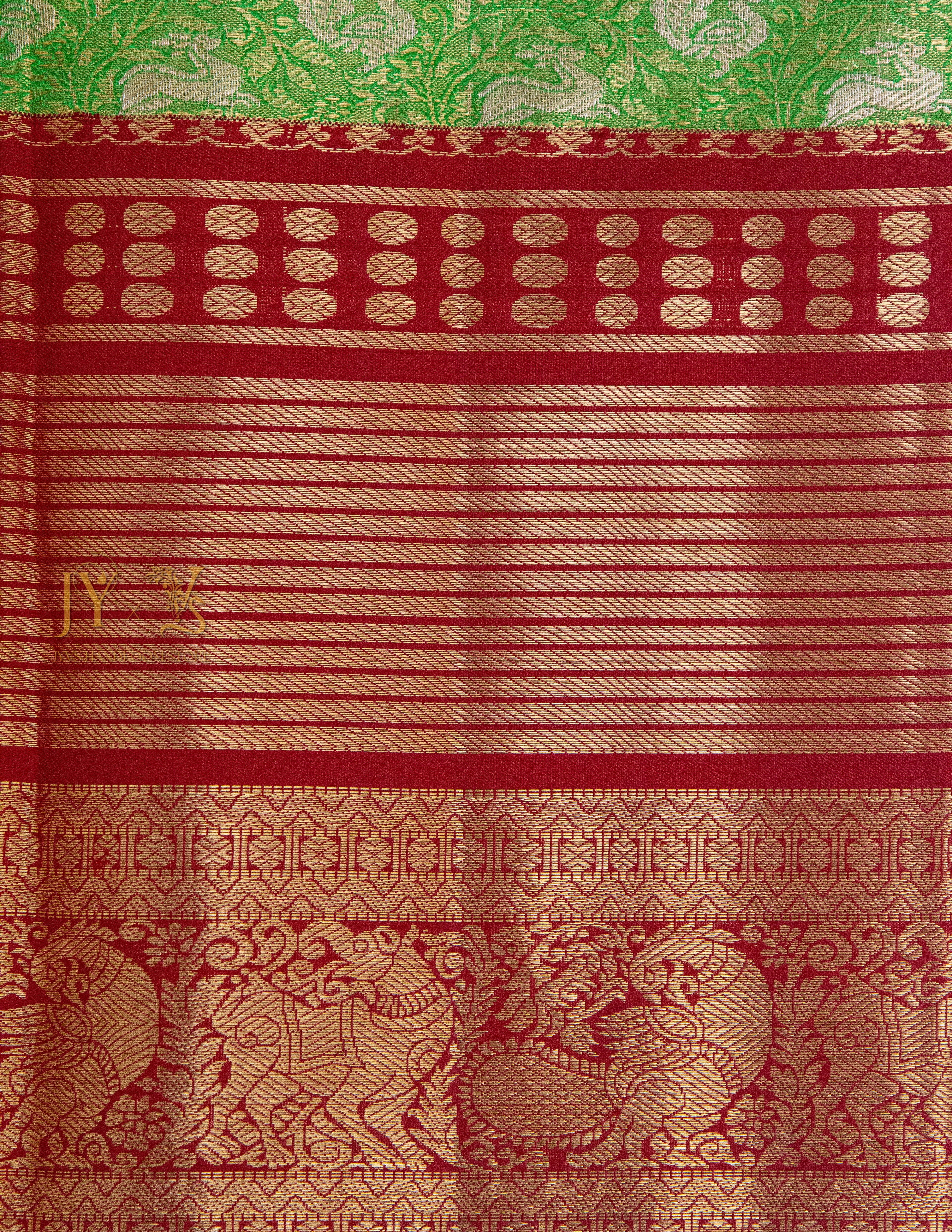 Kanjeevaram Shikargah Saree