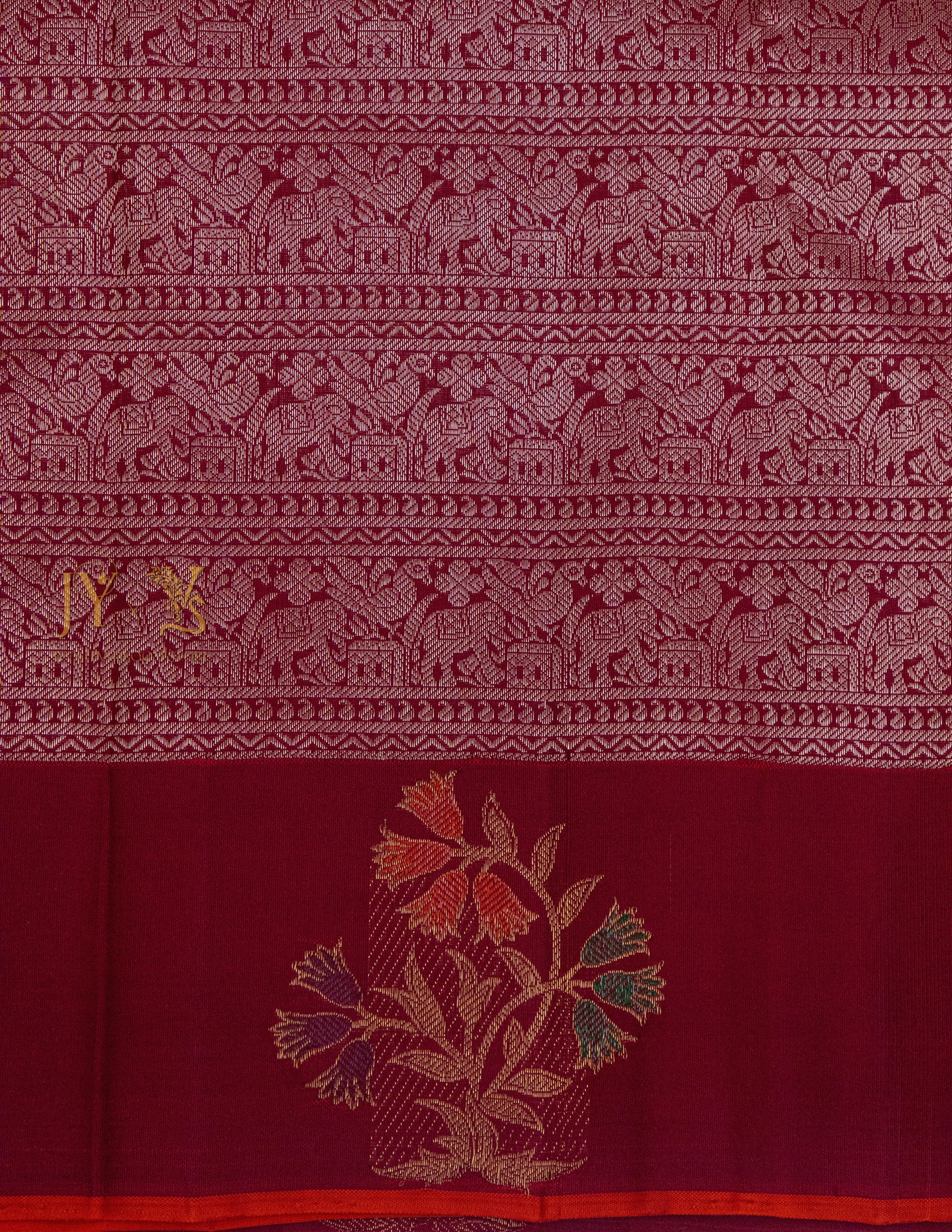 Contemporary Kanjeevaram Saree