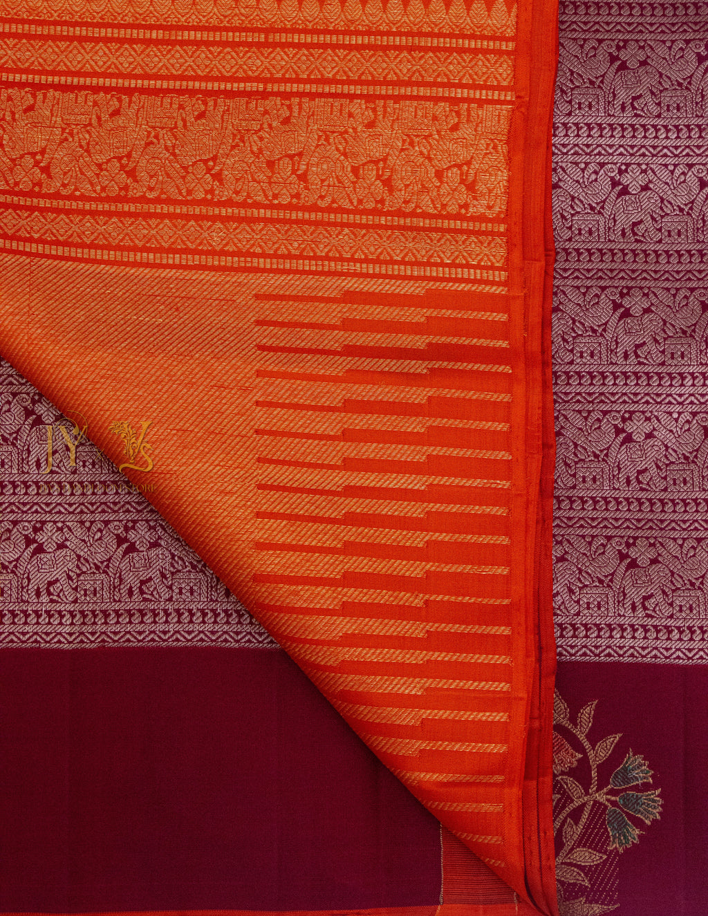 Contemporary Kanjeevaram Saree