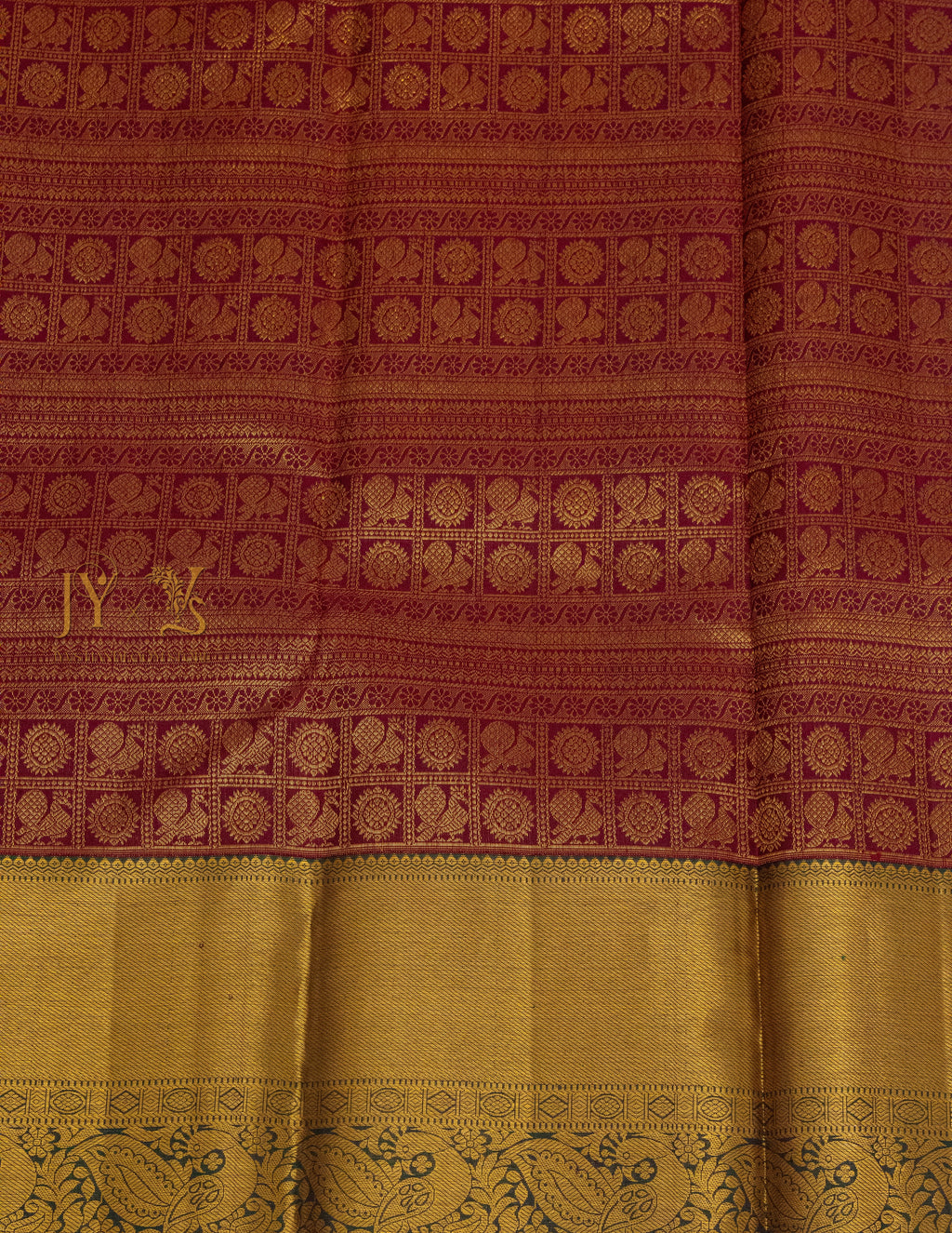 Vintage Kanjeevaram Brocade Saree