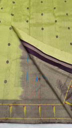 Zari Pack Kanjeevaram x Paithani Fusion Saree